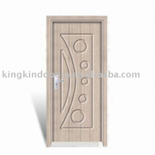 Puerta barato puerta de PVC/MDF con el PVC cubierto (JKD-608) para el diseño de puerta Interior